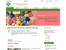 Tablet Screenshot of jethropharmacy.com